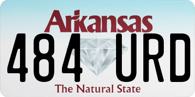 AR license plate 484URD