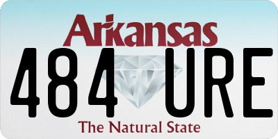 AR license plate 484URE