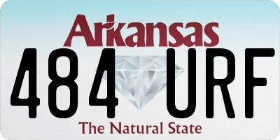 AR license plate 484URF