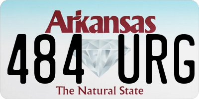 AR license plate 484URG