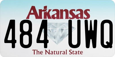 AR license plate 484UWQ