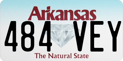 AR license plate 484VEY