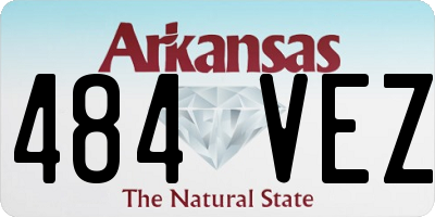 AR license plate 484VEZ