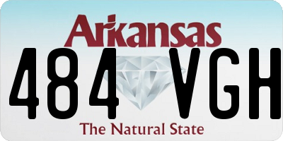 AR license plate 484VGH
