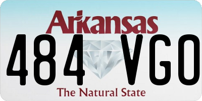 AR license plate 484VGO