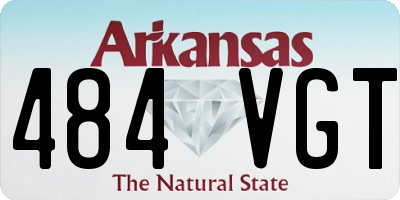 AR license plate 484VGT