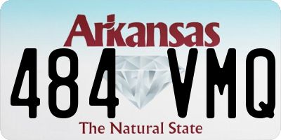 AR license plate 484VMQ