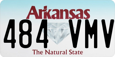AR license plate 484VMV