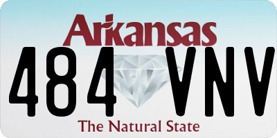 AR license plate 484VNV