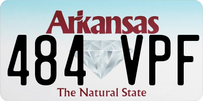 AR license plate 484VPF