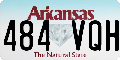 AR license plate 484VQH