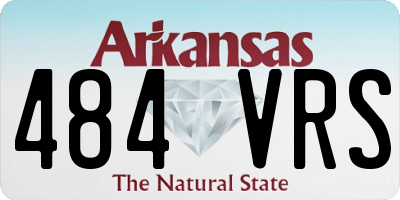 AR license plate 484VRS