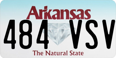 AR license plate 484VSV