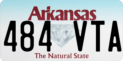 AR license plate 484VTA