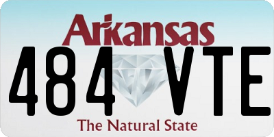 AR license plate 484VTE