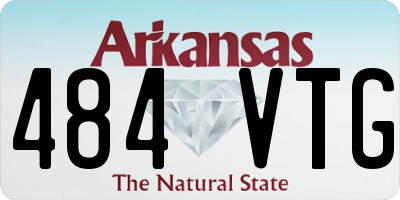 AR license plate 484VTG