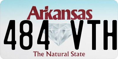AR license plate 484VTH