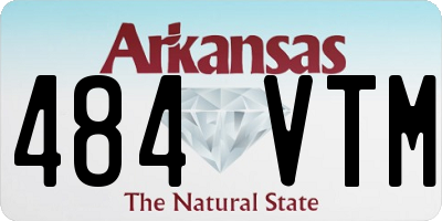 AR license plate 484VTM
