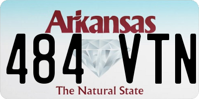 AR license plate 484VTN