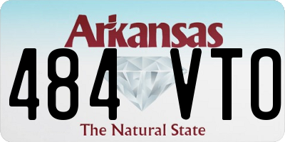 AR license plate 484VTO