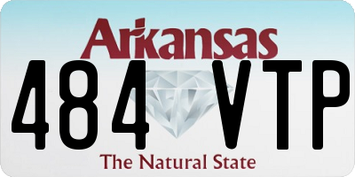 AR license plate 484VTP