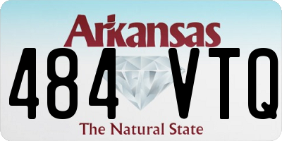 AR license plate 484VTQ