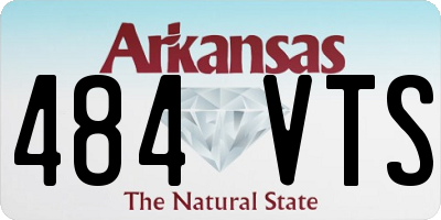 AR license plate 484VTS
