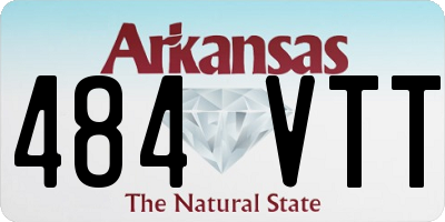 AR license plate 484VTT