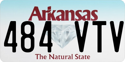 AR license plate 484VTV