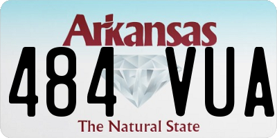 AR license plate 484VUA