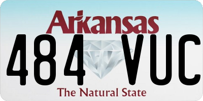 AR license plate 484VUC