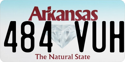 AR license plate 484VUH