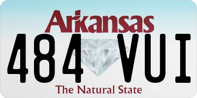 AR license plate 484VUI