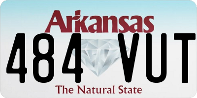 AR license plate 484VUT