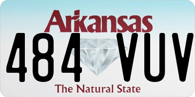 AR license plate 484VUV