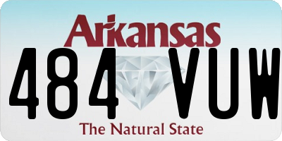 AR license plate 484VUW