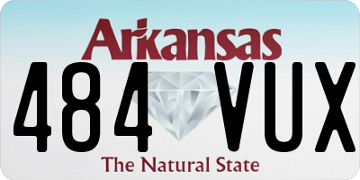 AR license plate 484VUX