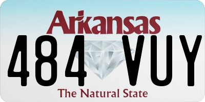 AR license plate 484VUY