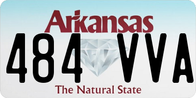 AR license plate 484VVA