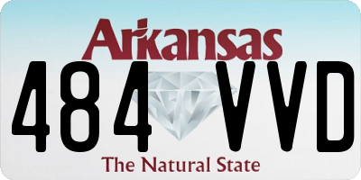 AR license plate 484VVD