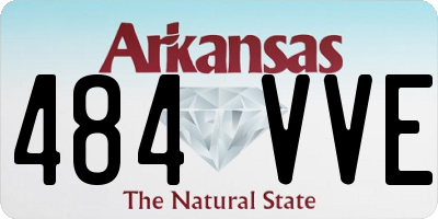 AR license plate 484VVE