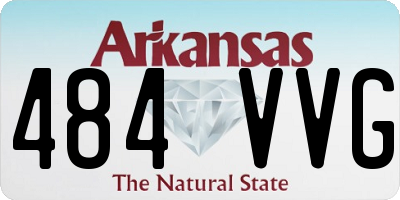 AR license plate 484VVG