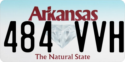 AR license plate 484VVH