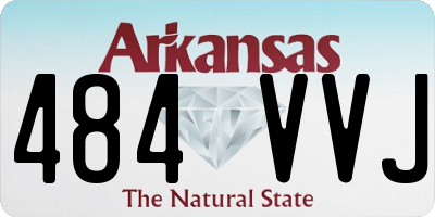 AR license plate 484VVJ
