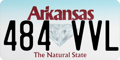 AR license plate 484VVL