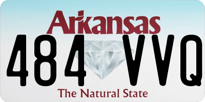 AR license plate 484VVQ