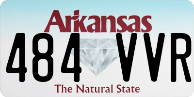 AR license plate 484VVR