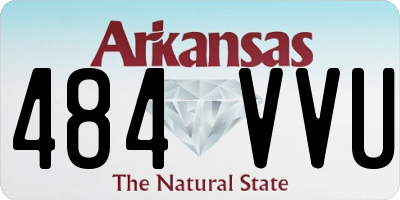 AR license plate 484VVU