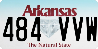 AR license plate 484VVW