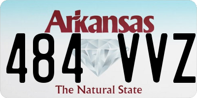 AR license plate 484VVZ